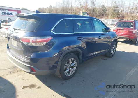 2016 Toyota Highlander Le Plus V6 from USA, damaged, VIN 5TDBKRFH6GS338918